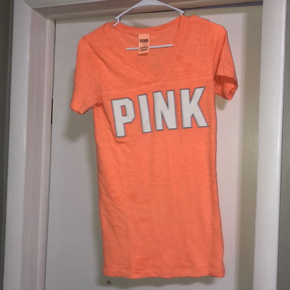 Pink v-neck